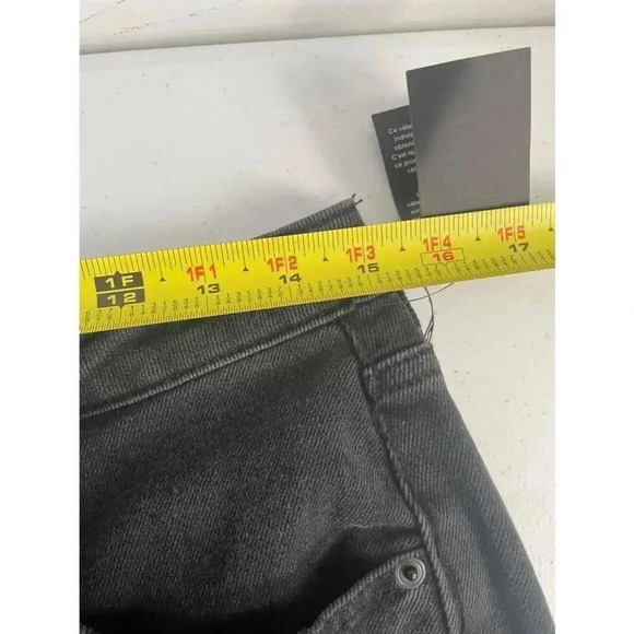 NWT Fashion Nova Cara Stretch Black Straight Leg Distressed Jeans Size 9 0149 - Picture 13 of 16